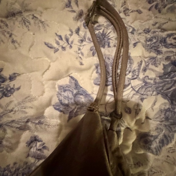 Zara Olive Satin dress - Picture 7 of 8